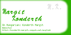 margit konderth business card